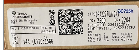 OPA2277UA/2K5 Now in stock