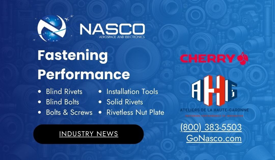 Nasco Supporting The Demand: The aerospace industry is experiencing a surge in demand for rivets and riveting equipment due to the expansion of commercial and military aircraft fleets.